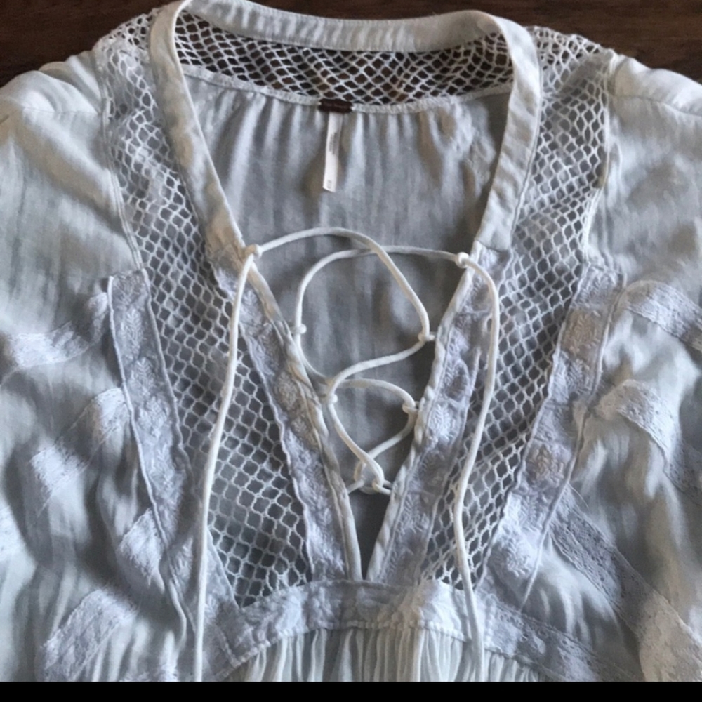 Free People beautiful peasant type blouse